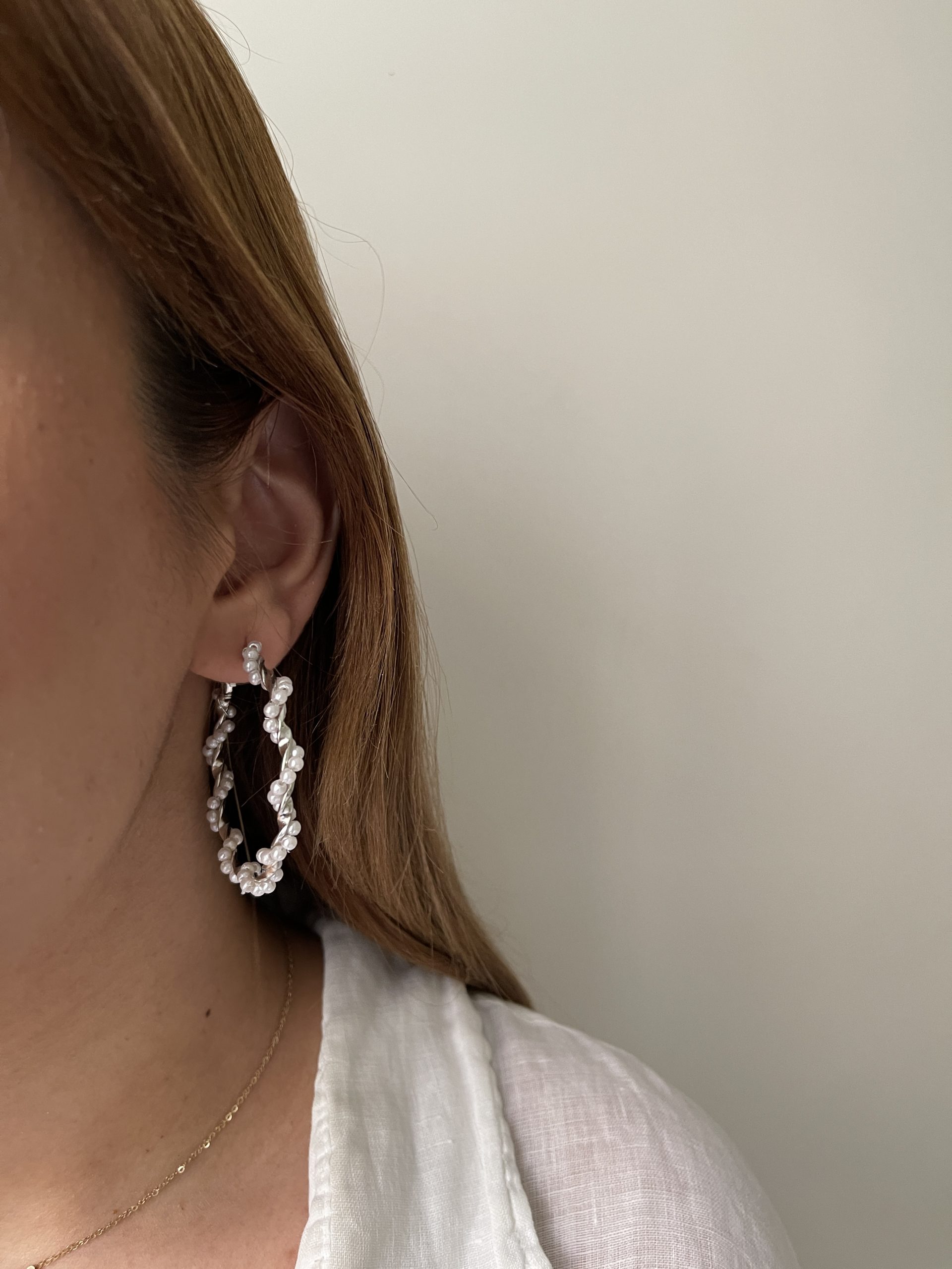 IMG_4692 گوشواره مارپیچ مروارید - تصویر 1