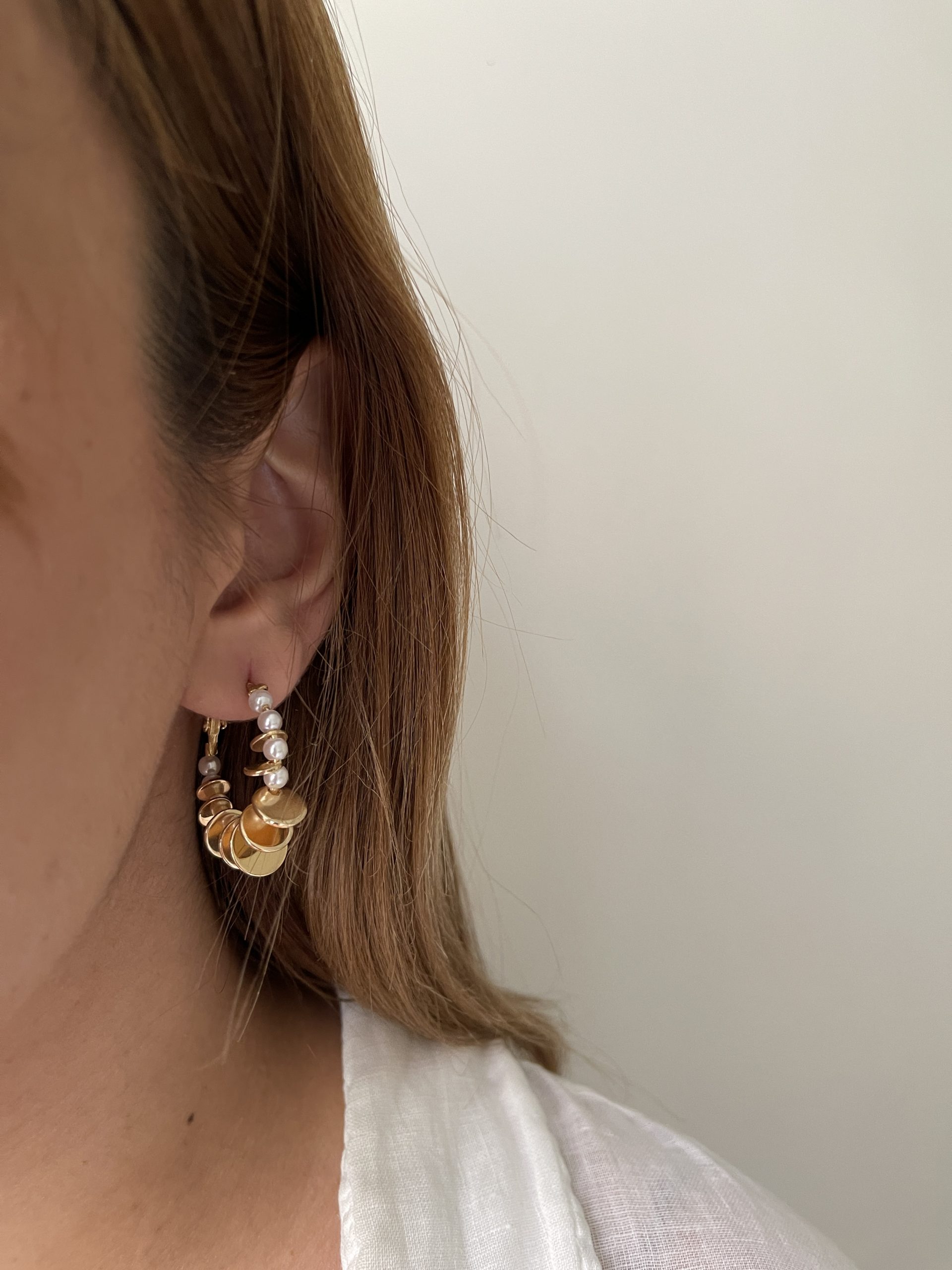 IMG_4738 گوشواره مروارید حلقه - تصویر 1