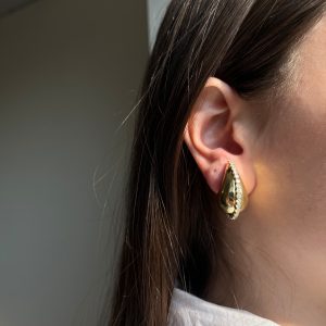 گوشواره قطره نگیندار